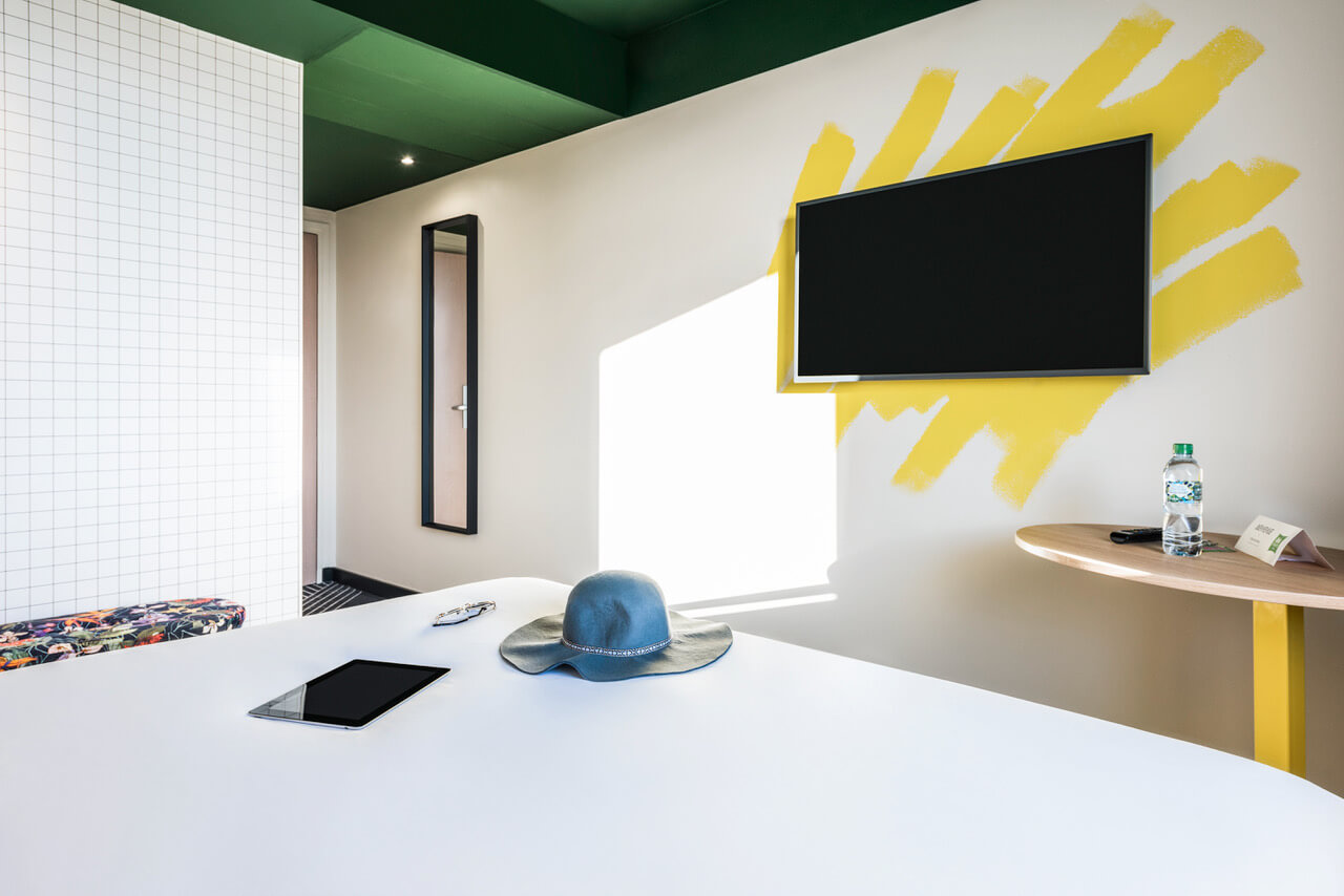 Hotel accessible Meyzieu Lypon Stadium olympique Ibis Styles Lyon Meyzieu Arena Stadium